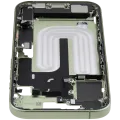 Mid-Frame Housing W/ Charging Port Flex & Small Parts For iPhone 17 (EU / Global Version) (Used OEM Pull: Grade A) (Sage)