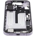 Mid-Frame Housing W/ Charging Port Flex & Small Parts For iPhone 17 (EU / Global Version) (Used OEM Pull: Grade A) (Lavender)