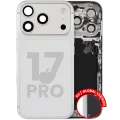 Корпус зі шлейфом зарядки й дрібними деталями (сумісний) для iPhone 17 Pro (EU / Global Version) (Used OEM Pull: Grade A) (сріблястий)