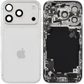 Корпус зі шлейфом зарядки й дрібними деталями (сумісний) для iPhone 17 Pro (EU / Global Version) (Used OEM Pull: Grade A) (сріблястий)
