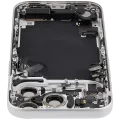 Корпус зі шлейфом зарядки й дрібними деталями (сумісний) для iPhone 17 Pro (EU / Global Version) (Used OEM Pull: Grade A) (сріблястий)