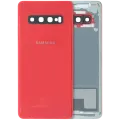 Back Cover Glass For Samsung Galaxy S10 (Service Pack) (Red)