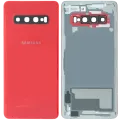 Back Cover Glass For Samsung Galaxy S10 (Service Pack) (Red)