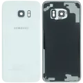 Back Cover Glass For Samsung Galaxy S7 Edge (Service Pack) (White)
