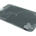 Заднє скло з магнітом MagSafe і NFC для iPhone 17 Pro Max (Service Pack) (сріблястий)