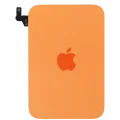 Заднє скло з магнітом MagSafe і NFC для iPhone 17 Pro (Service Pack) (Cosmic Orange)