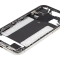 Mid-Frame Housing W/ Charging Port Flex & Small Parts For iPhone Air (US / EU Version) (Used OEM Pull: Grade A) (Light Gold)