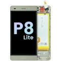 LCD Assembly With Frame For Huawei P8 Lite ALE-L21 (2015) (Huawei Genuine) (Gold)
