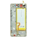 LCD Assembly With Frame For Huawei P8 Lite ALE-L21 (2015) (Huawei Genuine) (Gold)