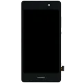 LCD Assembly With Frame For Huawei P8 Lite ALE-L21 (2015) (Huawei Genuine) (Black)