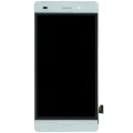 LCD Assembly With Frame For Huawei P8 Lite ALE-L21 (2015) (Huawei Genuine) (White)