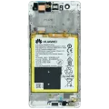 OLED Assembly With Frame For Huawei P9 Lite (VNS-L21) (Huawei Genuine) (White)