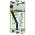 OLED Assembly With Frame For Huawei Y6 2018 (ATU-L21) (Huawei Genuine) (White)