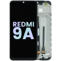 OLED Assembly With Frame For Xiaomi Redmi 9A (Genuine) (Black)
