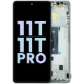 OLED Assembly With Frame For Xiaomi 11T/11T Pro (Genuine) (Silver)