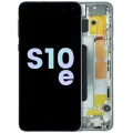 OLED Assembly With Frame For Samsung Galaxy S10E (Service Pack) (Silver)