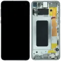 OLED Assembly With Frame For Samsung Galaxy S10E (Service Pack) (Silver)