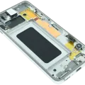 OLED Assembly With Frame For Samsung Galaxy S10E (Service Pack) (Silver)