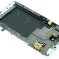 OLED Assembly With Frame For Samsung Galaxy Note 1 (GT-N7000) (Service Pack) (White)