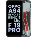 OLED Assembly With Frame For OPPO A94/Reno 5 F/Reno 5 Lite/F 19 Pro (Genuine) (All Colors)