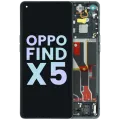 OLED Assembly With Frame For OPPO Find X5 CPH2307 (Genuine) (Black)