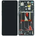 OLED Assembly With Frame For OPPO Find X5 CPH2307 (Genuine) (Black)