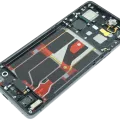 OLED Assembly With Frame For OPPO Find X5 CPH2307 (Genuine) (Black)