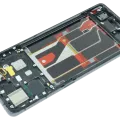 OLED Assembly With Frame For OPPO Find X5 CPH2307 (Genuine) (Black)