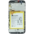 LCD Assembly With Frame For Huawei G8 RIO-L01 (Huawei Genuine) (Black)