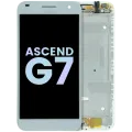 LCD Assembly With Frame For Huawei Ascend G7 G7-L01 (Huawei Genuine) (White)
