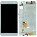 LCD Assembly With Frame For Huawei Ascend G7 G7-L01 (Huawei Genuine) (White)
