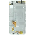 LCD Assembly With Frame For Huawei Ascend G7 G7-L01 (Huawei Genuine) (White)