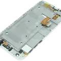LCD Assembly With Frame For Huawei Ascend G7 G7-L01 (Huawei Genuine) (White)
