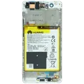 LCD Assembly With Frame For Huawei P9 Lite VNS-L21 (Huawei Genuine) (White)