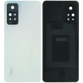 Back Cover Glass With Camera Lens For Xiaomi Redmi Note 11 Pro (Genuine) (White)