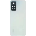 Back Cover Glass With Camera Lens For Xiaomi Redmi Note 11 Pro (Genuine) (White)