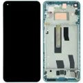 OLED Assembly With Frame For Xiaomi Mi 11 Lite 5G (Genuine) (Green)