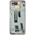 OLED Assembly With Frame For Xiaomi Mi 11 Lite (Genuine) (Pink)