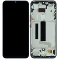 OLED Assembly With Frame For Xiaomi Mi 10 Lite M2002J9G (Genuine) (Gray)