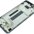 OLED Assembly With Frame For Xiaomi Mi 10 Lite M2002J9G (Genuine) (Gray)