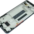 OLED Assembly With Frame For Xiaomi Mi 10 Lite M2002J9G (Genuine) (Gray)