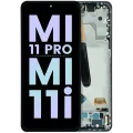 OLED Assembly With Frame For Xiaomi Mi 11 Pro / Mi 11i (Genuine) (Black)
