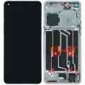 OLED Assembly With Frame For OPPO Find X5 Pro CPH2305 (Genuine) (White)