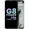LCD Assembly With Frame For Motorola Moto G8 Power Lite XT2055 (Genuine OEM) (All colors)