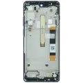 LCD Assembly With Frame For Motorola Moto G200 XT2175 (Genuine OEM) (Blue)