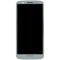 LCD Assembly With Frame For Motorola Moto G6 XT1925 (Genuine OEM) (Silver)