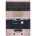 Top Case with Keyboard (ANSI US) For MacBook 12" A1534 (2016-2017) (Used OEM Pull: Grade A) (Rose Gold)