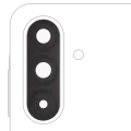 Back Camera Lens (Glass Only) With Adhesive For Samsung Galaxy A36 5G (A366 / 2025)