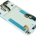 LCD Assembly With Frame For HTC One Mini M4 (Genuine) (Silver)
