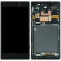 LCD Assembly With Frame For Nokia Lumia 830 RM-985 (Genuine) (Black)